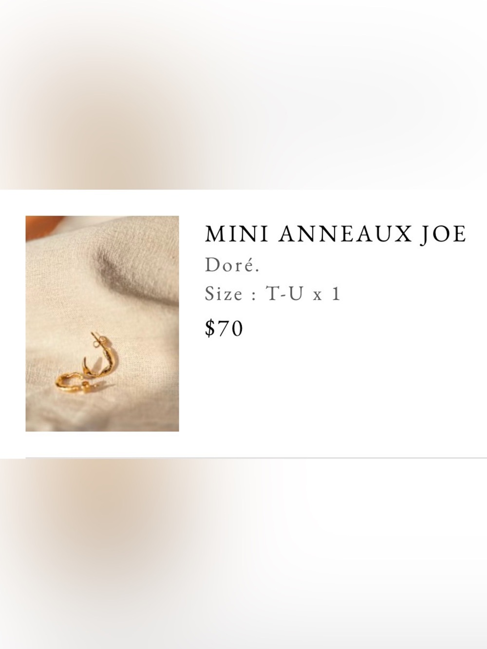 NEW Sézane Earrings